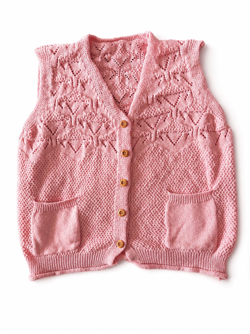 Secondhand Pink Knit Vest